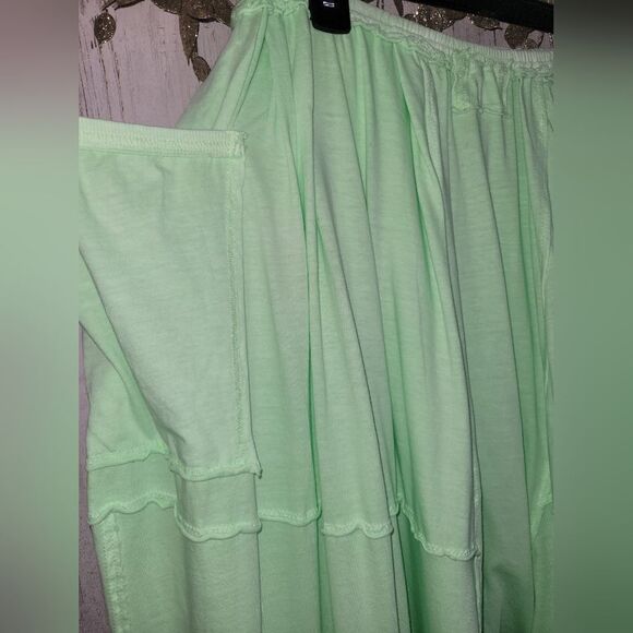 NWOT Free People Summer Slumber Pant Key Lime - Picture 6 of 8